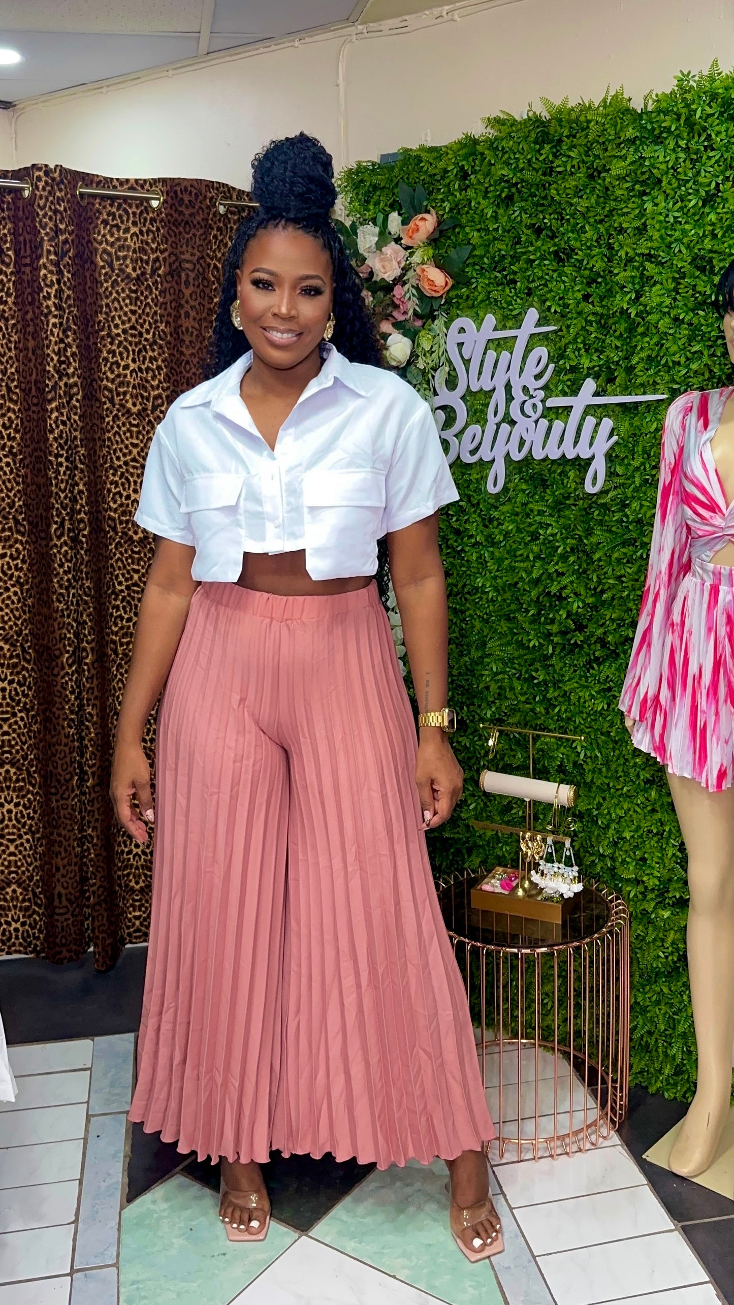 Clarissa Pleated Pants