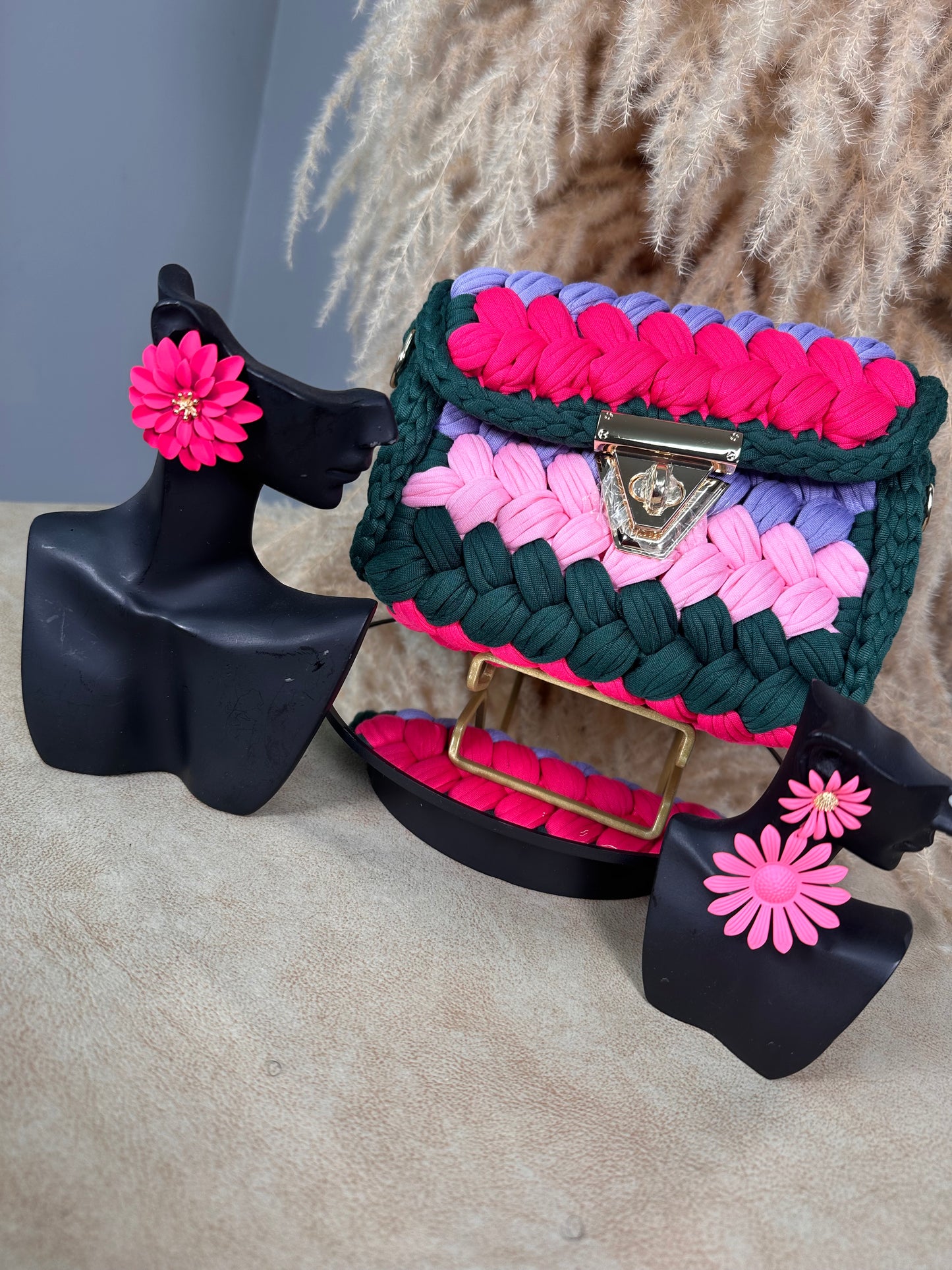 Botanical Gardens Crochet Handbag