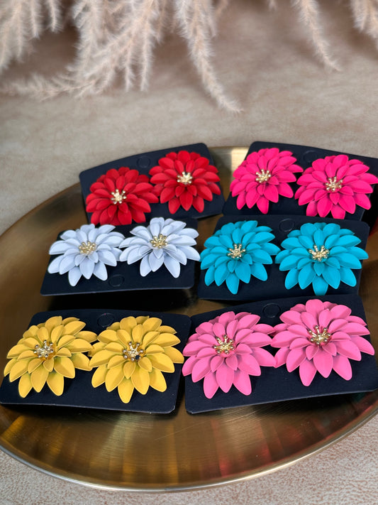 Summer Flowers Stud Earring