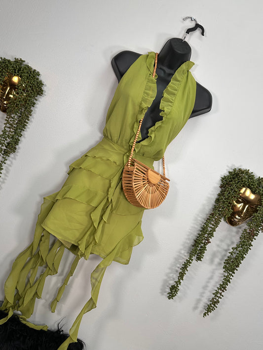 Green Mini Dress