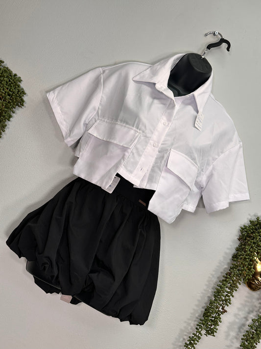 Black Bubble Skirt