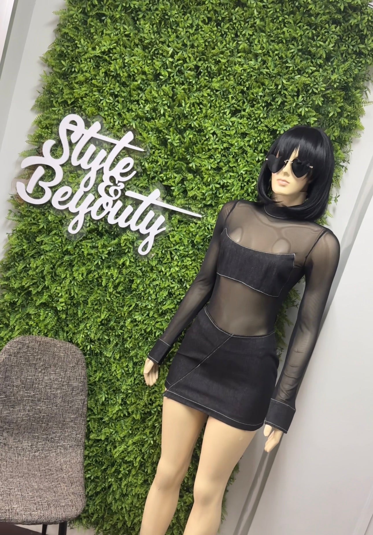 Next Level Denim Skirt Set