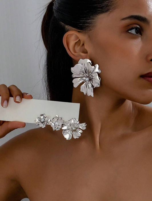 Soft Stem Statement Earrings